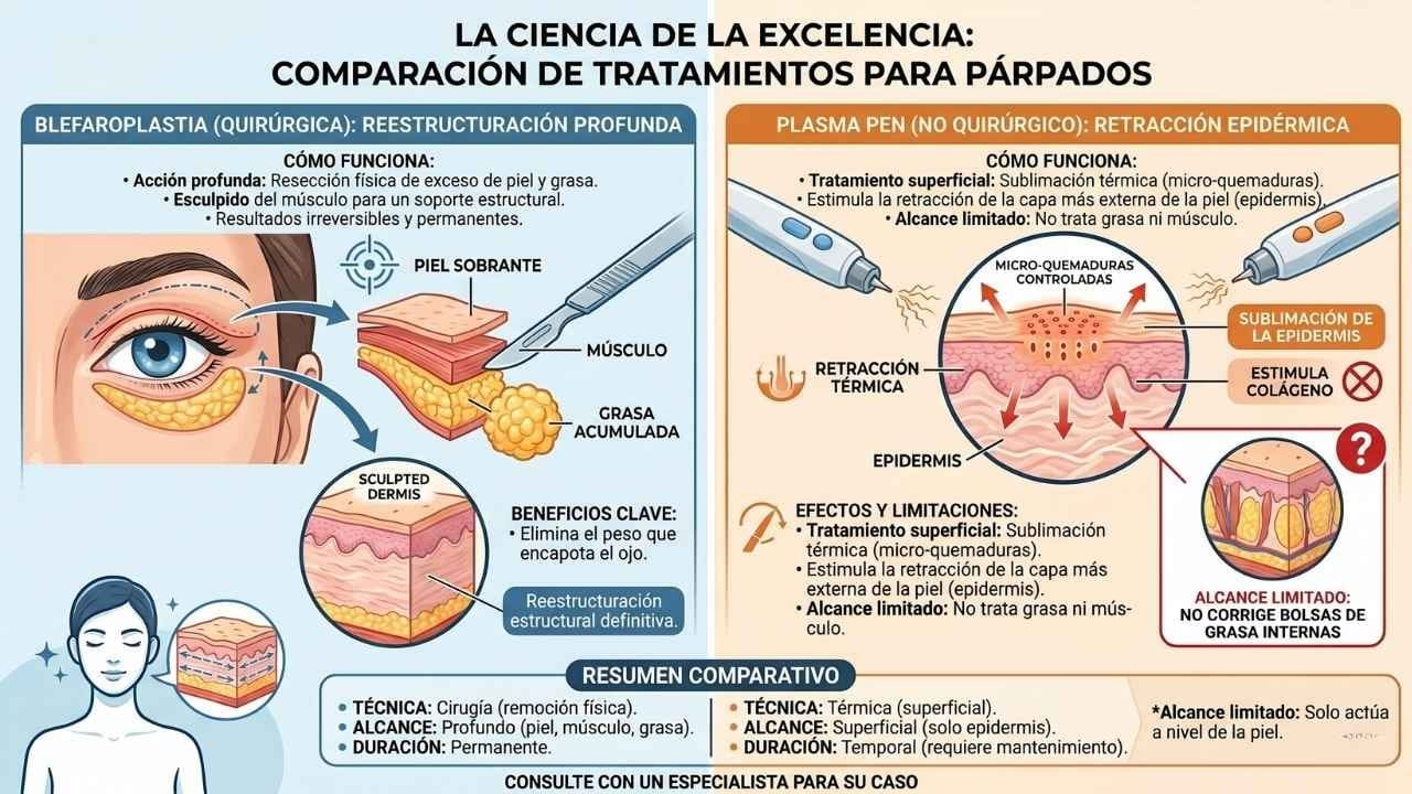 Blefaroplastia vs. Plasma Pen
