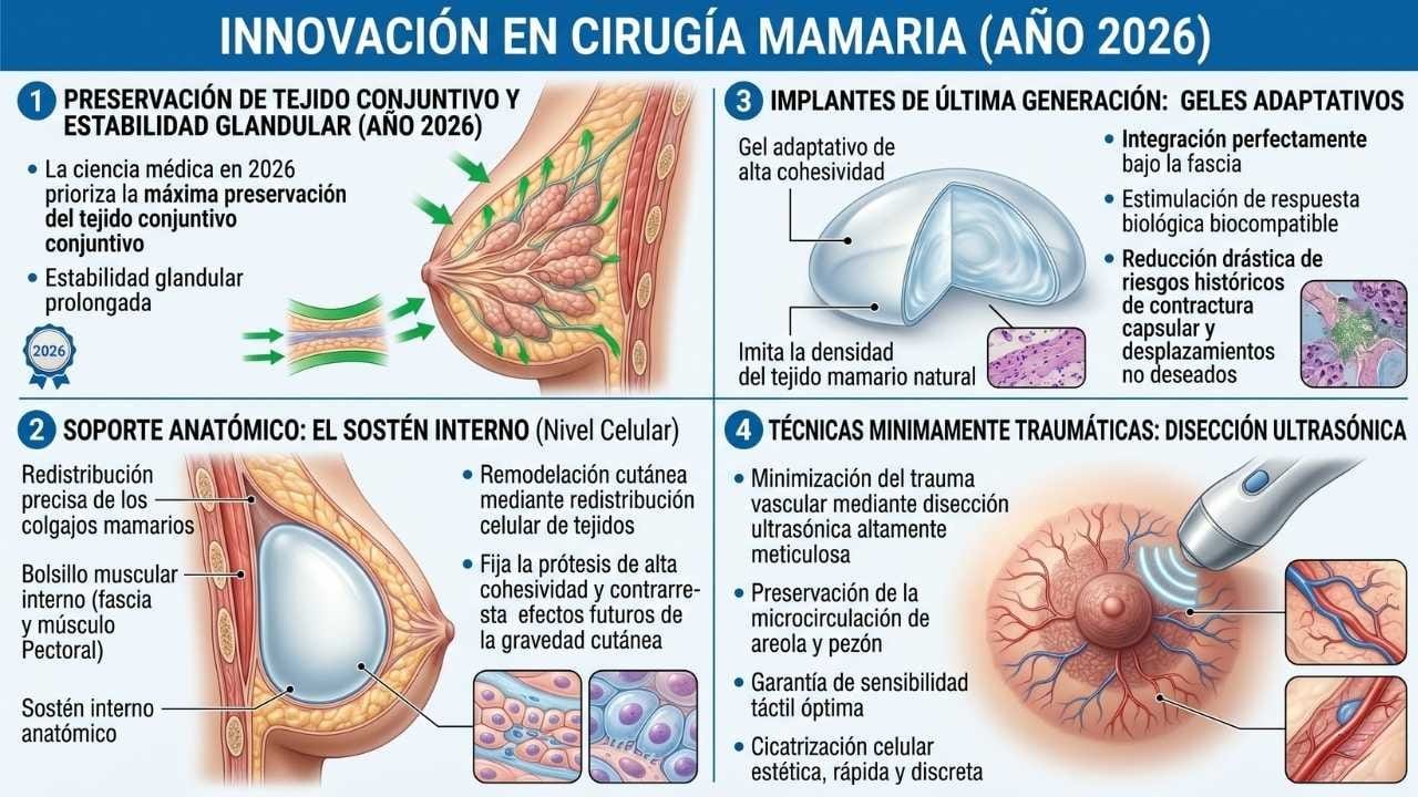 mastopexia con protesis en Barcelona 