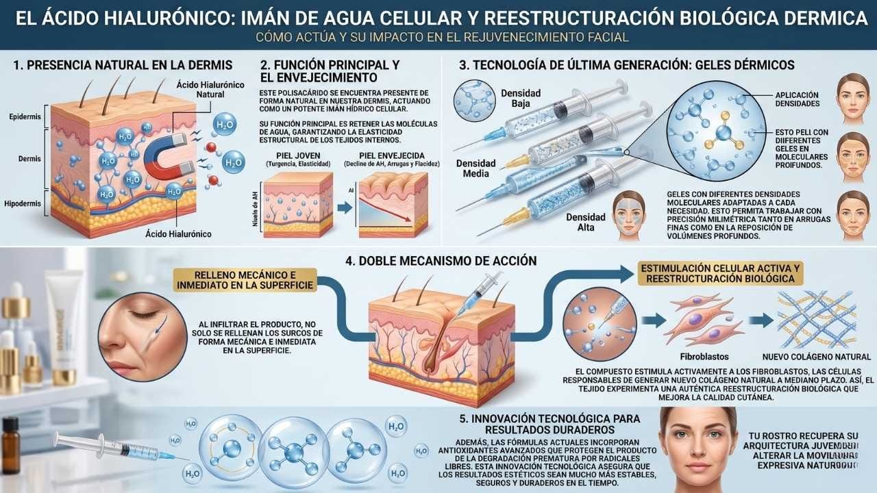 rellenos faciales con ácido hialurónico en Barcelona 