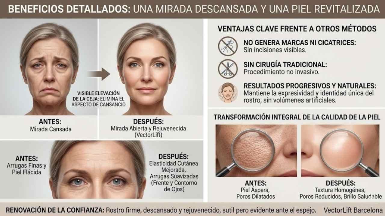tensado facial con VectorLift Barcolena