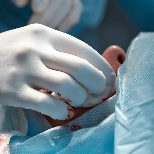 Cirugía plástica con recuperación rápida.